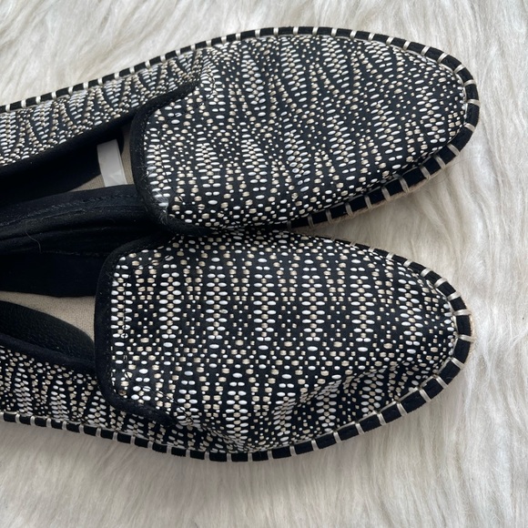 Target Universal Thread Black Cream Espadrilles Size 8.5 - Picture 4 of 9